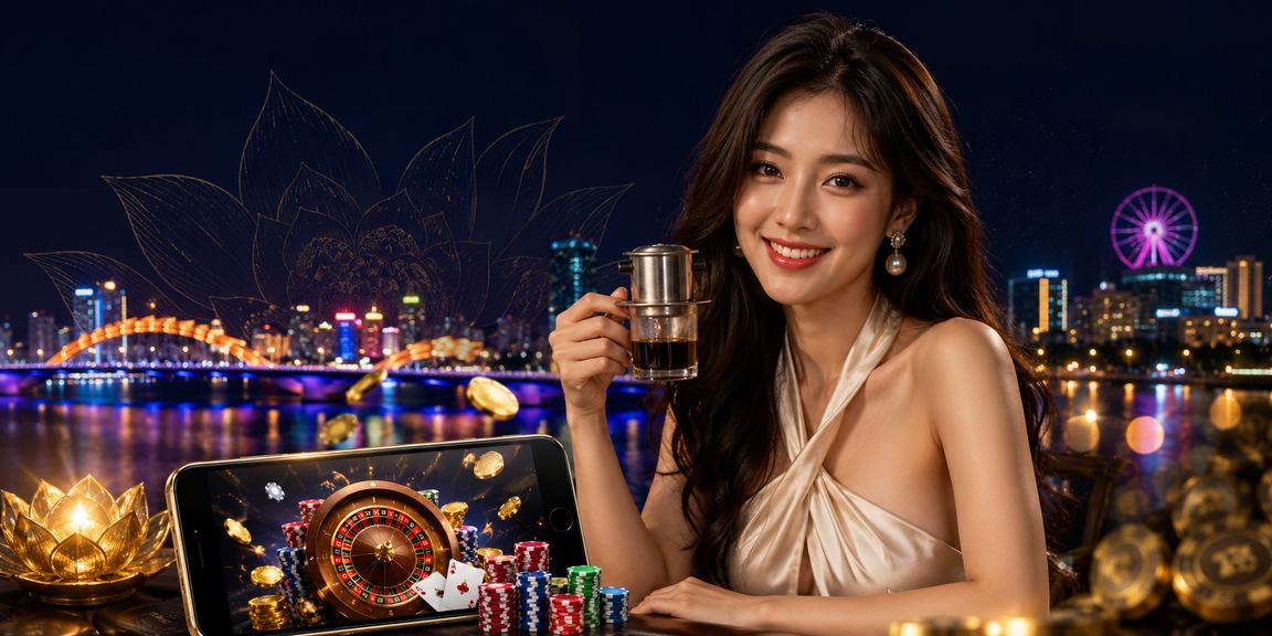Người dùng Đà Nẵng kiểm tra tài khoản cược trực tuyến bên ly cà phê sáng