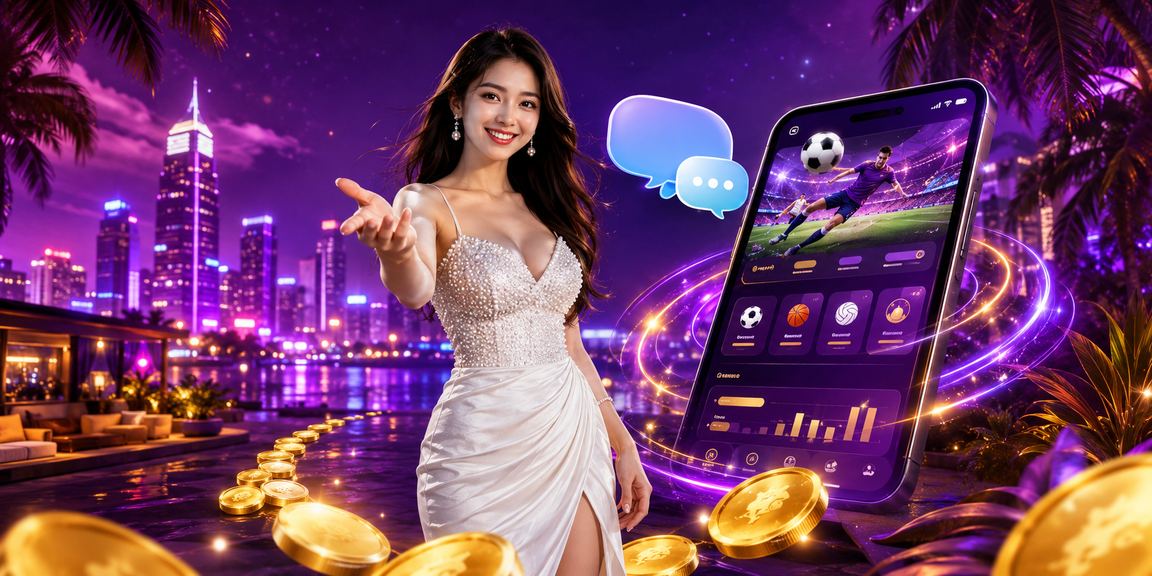 Người chơi cá cược thể thao tại TP Hồ Chí Minh với đèn neon màu sắc