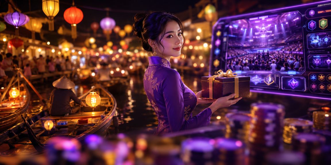 Không khí chợ đêm Huế nhộn nhịp – người dùng theo dõi esports và giải thưởng trực tuyến
